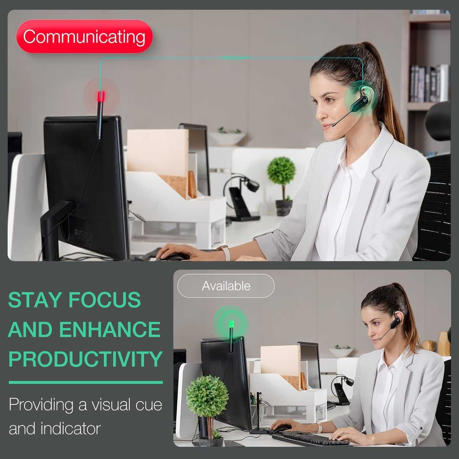 Yealink BLT60 Busylight wskaźnik zajętości status WH62 WH63 WH66 WH67