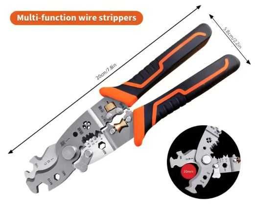 Uniwersalny ściągacz izolacji kabli elektrycznych, cięcia kabli