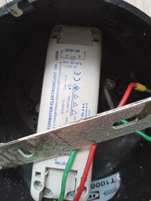 Lampa sufitowa żyrandol 4 x halogen srebro- czarny - Ikea