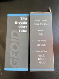 Geoid TPU надлегка велосипедна камера 700C 23-30 вага 36г