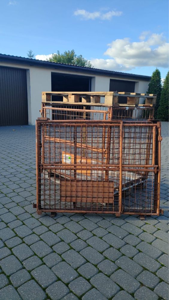 Gitterbox giterbox kosz pojemniki nadstawki paletowe a EUR paletę