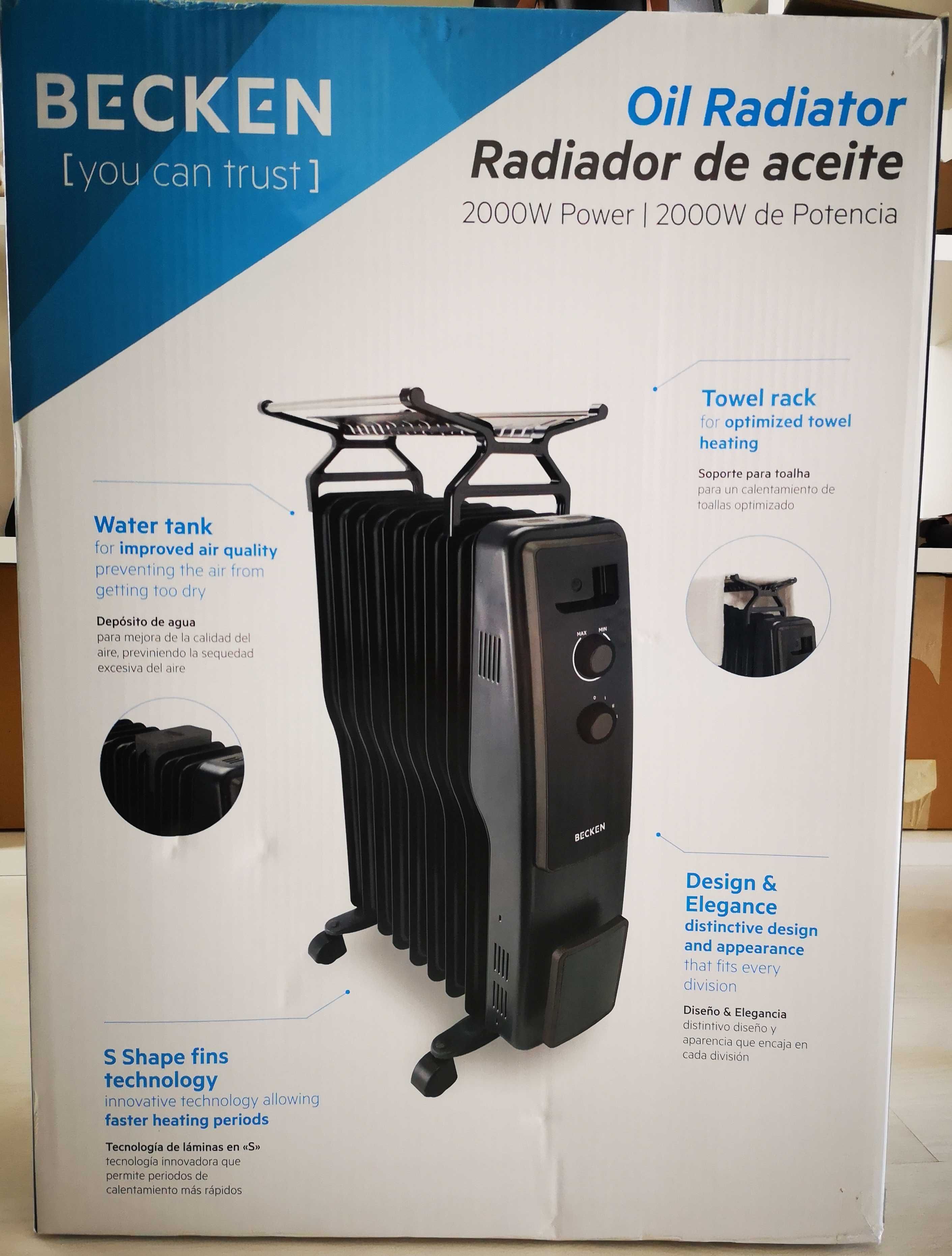 Radiador Becken a óleo 2000w