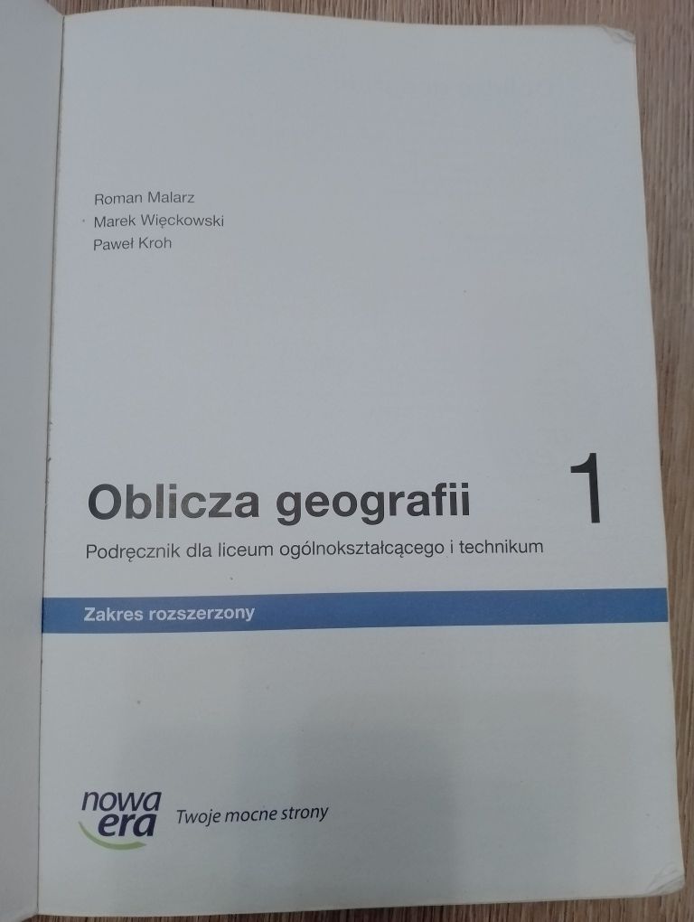 Oblicza Geografii 1 zakres rozszerzony