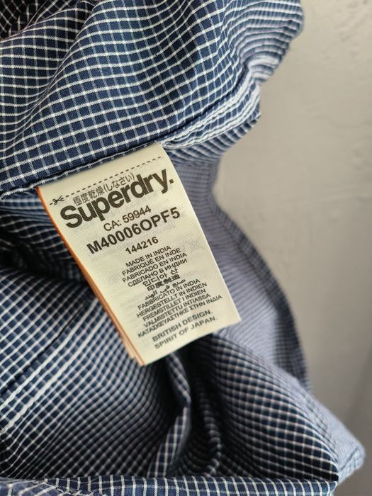 Nowa męska koszula Superdry Regular Fit L