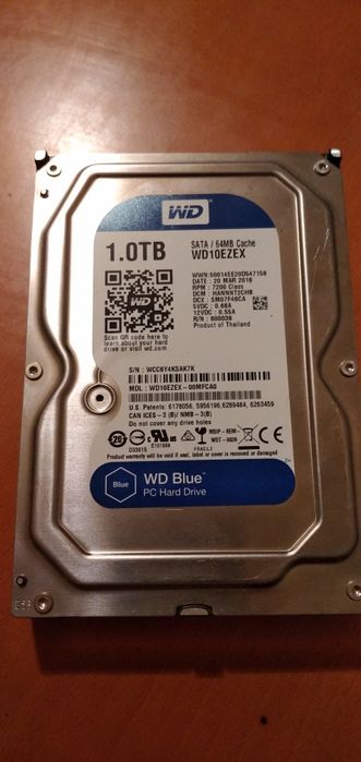 Dysk twardy HDD WD 1TB 3,5 WD10EZEX