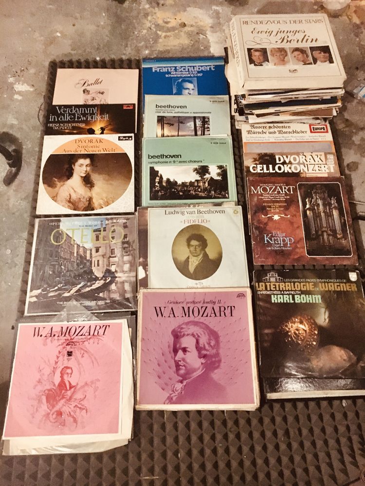 Płyty winylowe, muzyka poważna plus różna muzyka