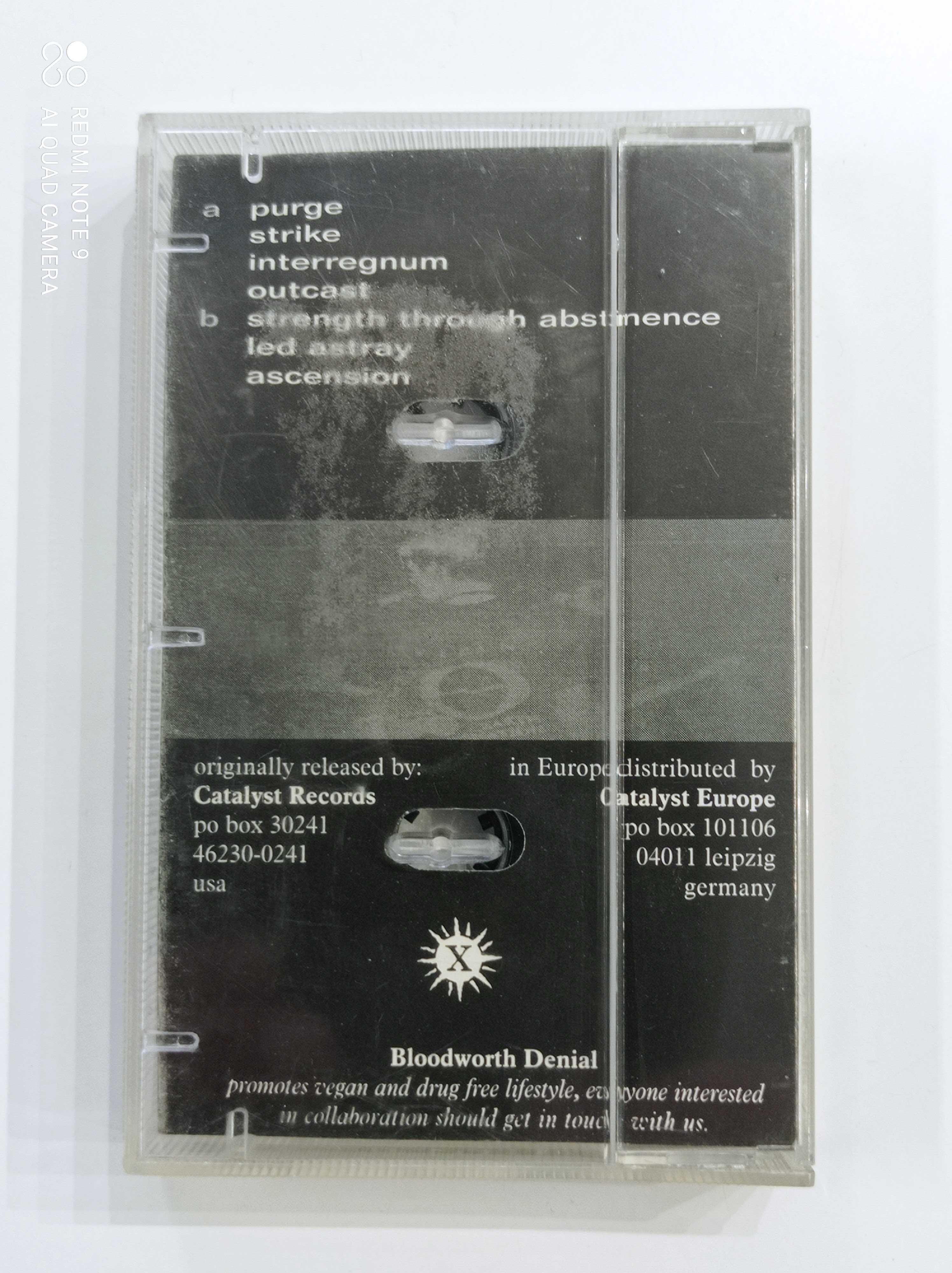 Birthright s/t kaseta Catalyst Earth Crisis Snapcase metalcore