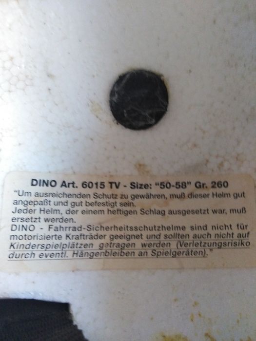 Kask na rower Dino dla dzieci