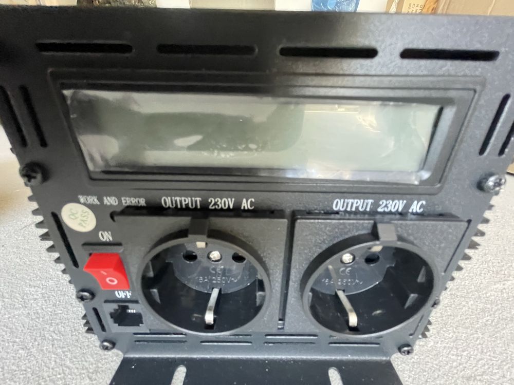 Німецький Інвертор Edecoa 12-230v 2500/5000w ДБЖ