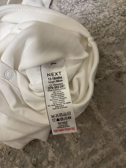 Боді на довгий рукав Некст Next 12 18 міс 80 86