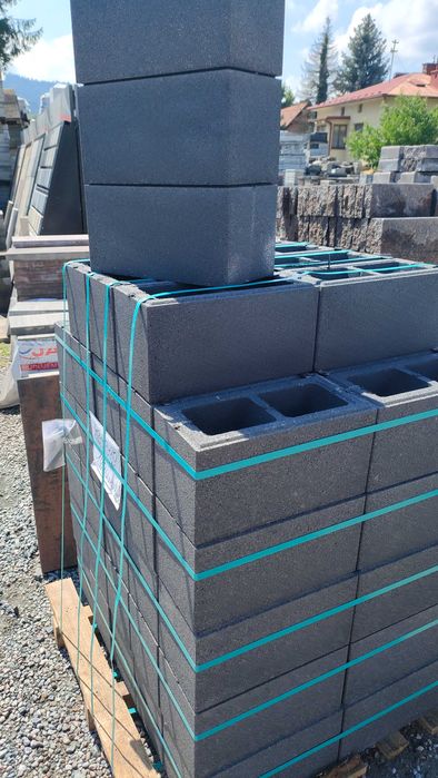 Pustak bloczek donica ogrodzenie 40x20 ogrodzenia pustaki ogrodzeniowe