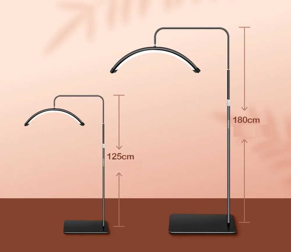 Lampa kosmetyczna różowa 36W LED moon zabiegi rzęsy paznokcie