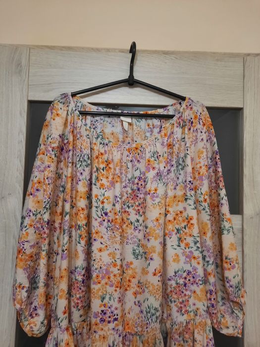 H&M cudna sukienka przewiewna wiskoza 46-48