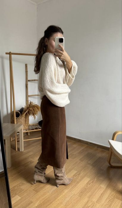 Замшева спідниця Італія, s