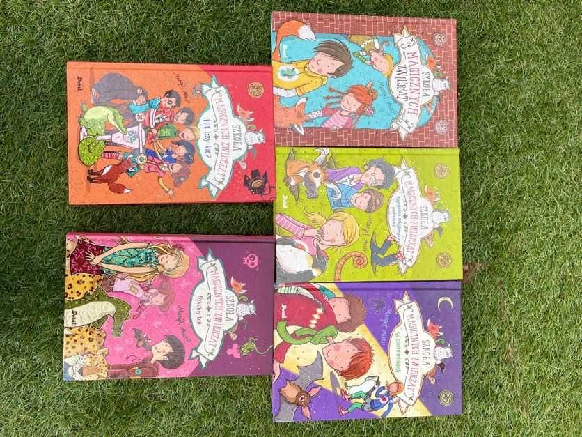 Seria 5 Książek "Szkoła Magicznych Zwierząt" części 1,2,3,5,8.