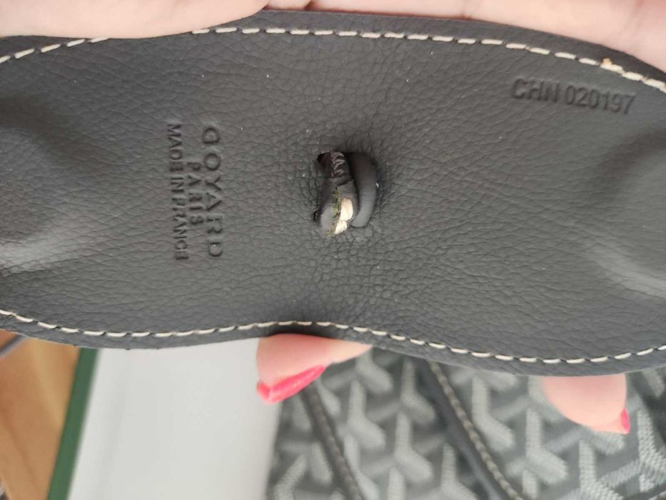 Torebka Goyard damska torba, skóra od reki