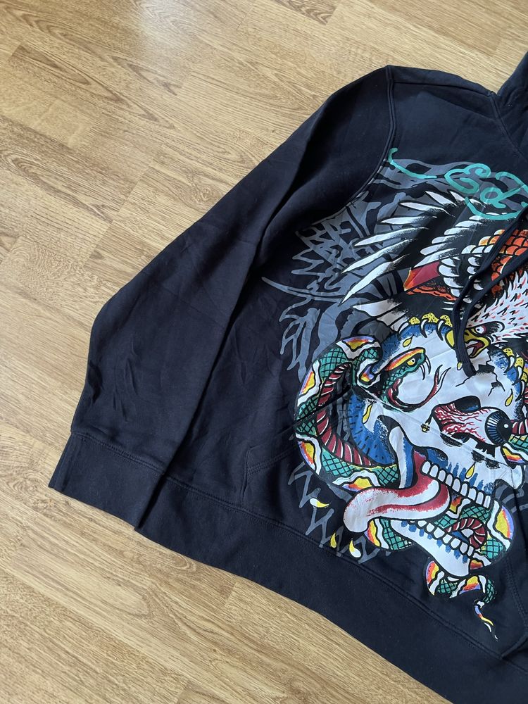 Bluza z kapturem ed hardy , rozmiar M