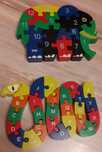 Drewniane klocki puzzle