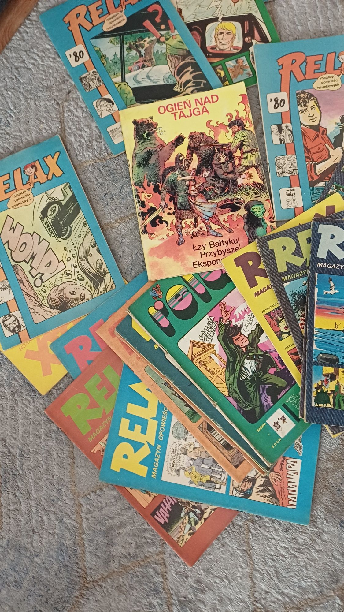 Komiksy relaks prl, pierwsze wydania itp