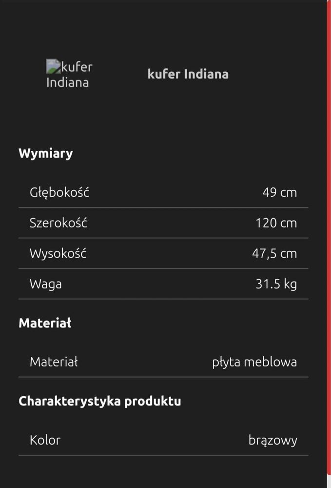 Skrzynia indiana brw