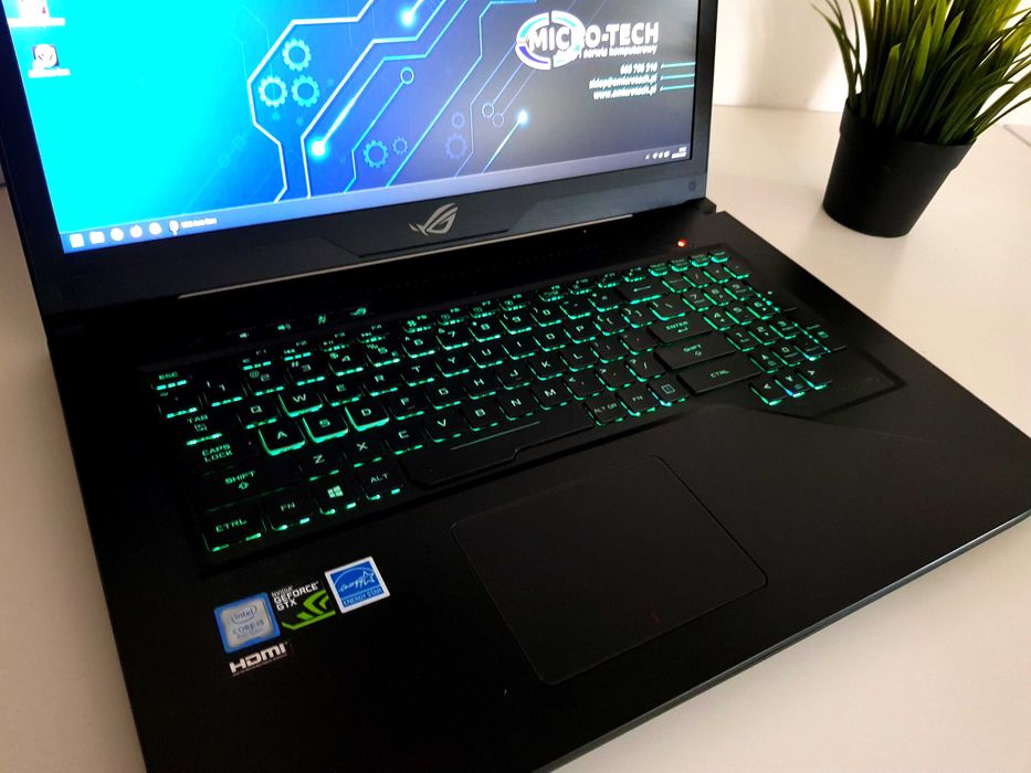 Asus ROG GL703GE 17,3 " i5-8300H / GTX 1050Ti / 16 GB / 512 GB + 1 TB