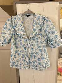Блуза с воротником laura ashley