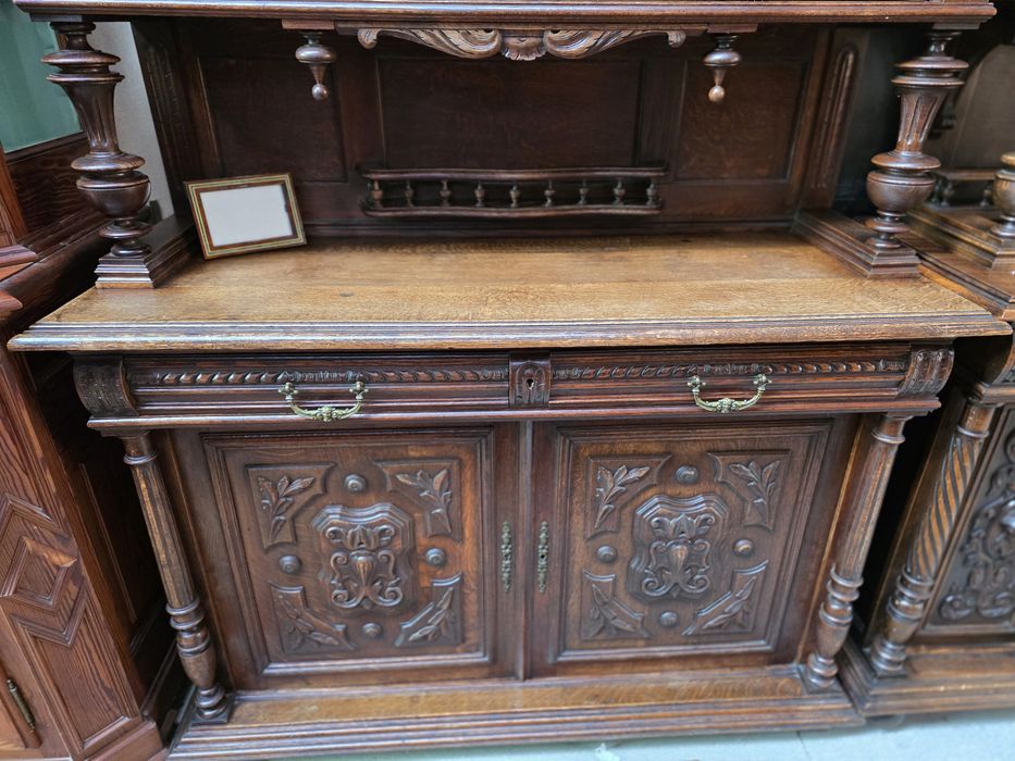 Oryginalny kredens eklektyczny 140 cm #1687 Stylowy Węgrów