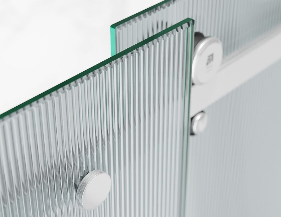 Szklana kabina prysznicowa NEO ryflowane szkło