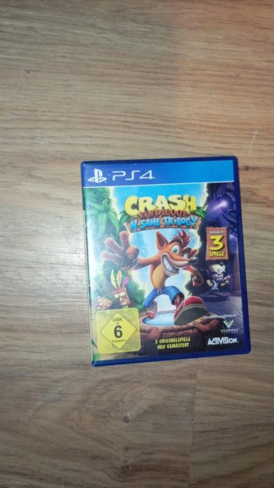 Crash Bandicoot N. Sane Trilogy para a consola PlayStation 4.