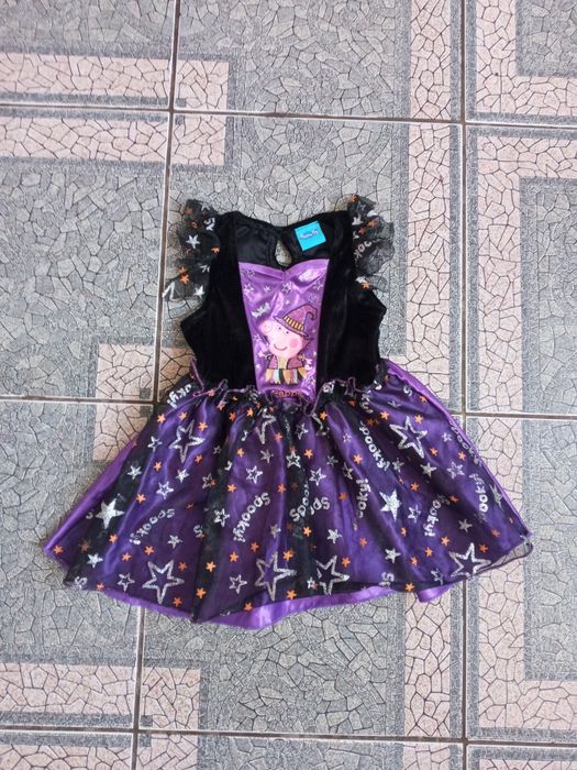 Костюм відьми, чаклунки, відьмочка свинка Пепа на хеловін