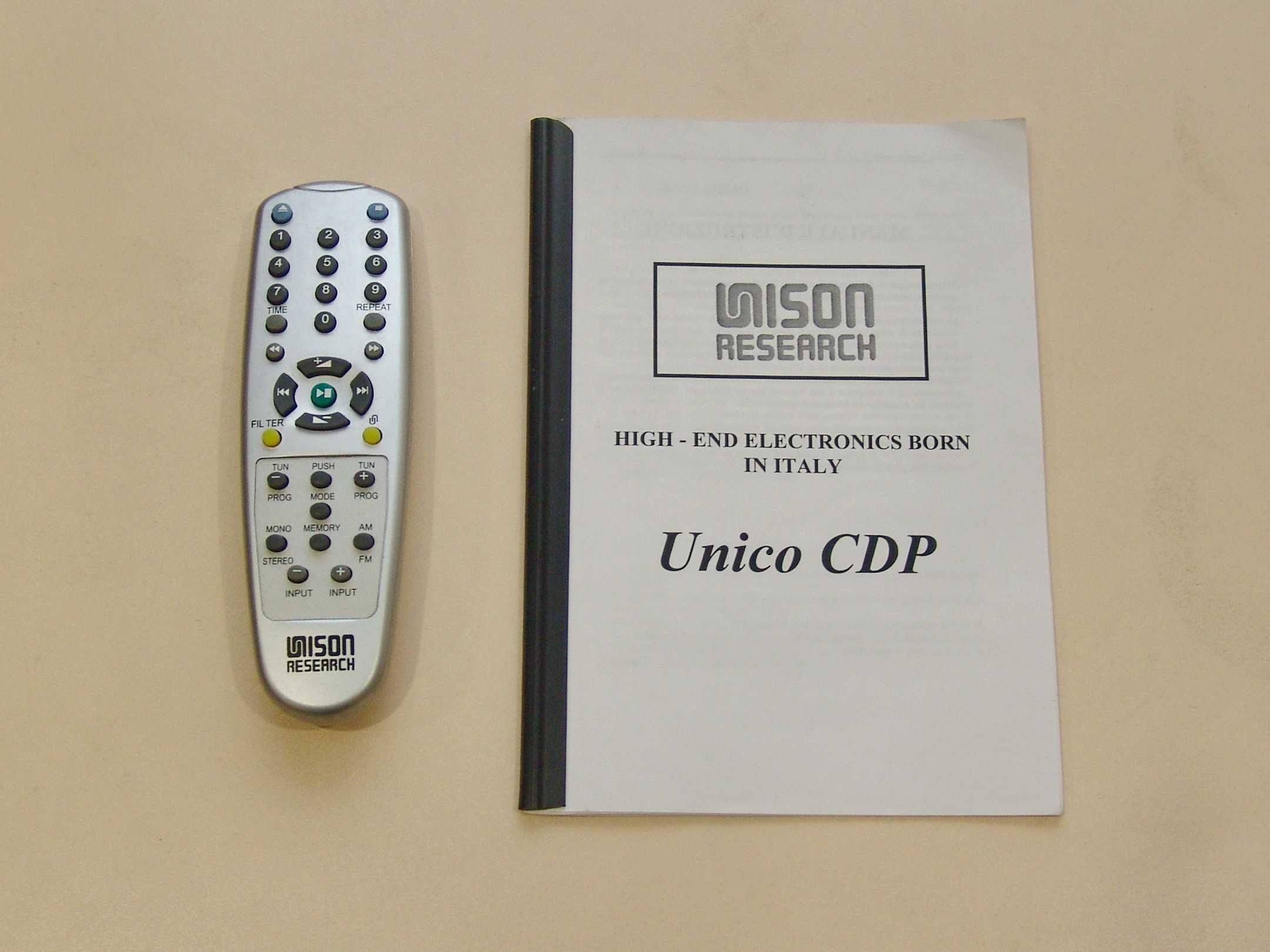 HI-END Гибридный CD-проигрыватель Unison Research Unico CDP. Италия.
