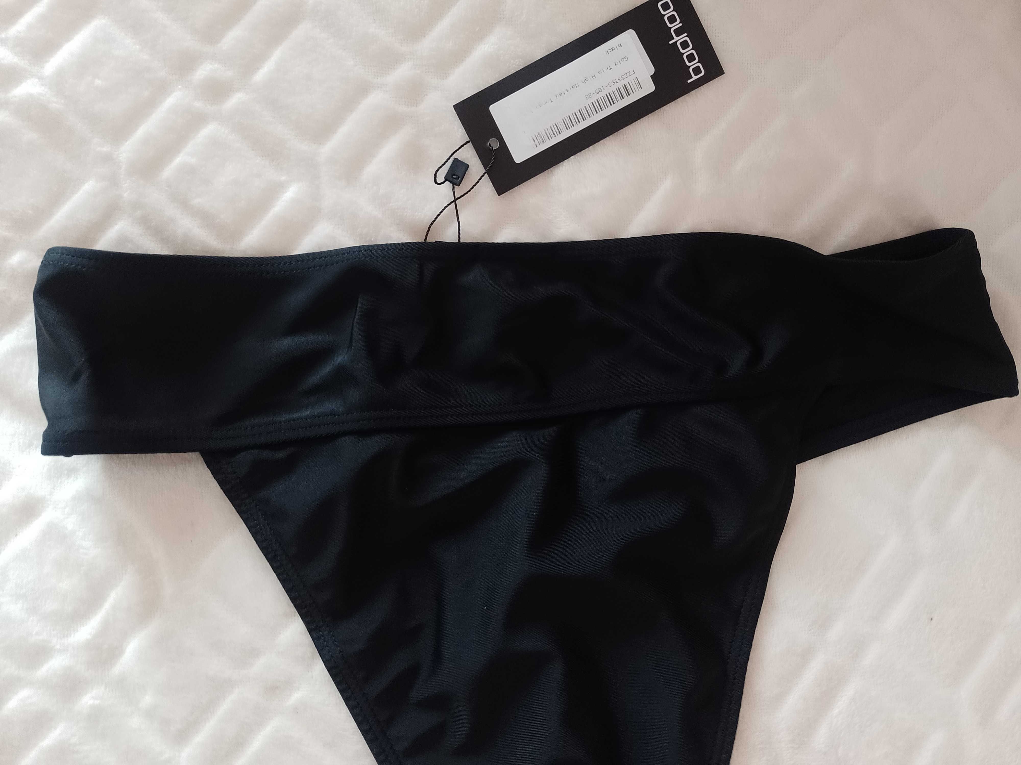 (42/XL) Bogato zdobione majtki plażowe z Londynu, dół bikini, NOWY