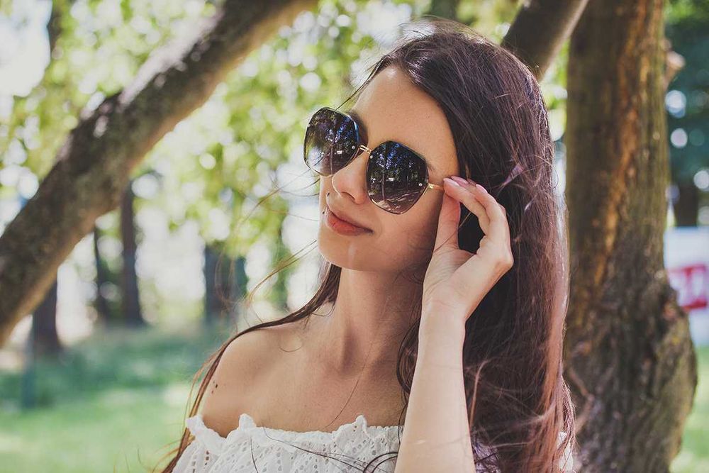 2023 Ekskluzywne damskie okulary przeciwsłoneczne + ETUI