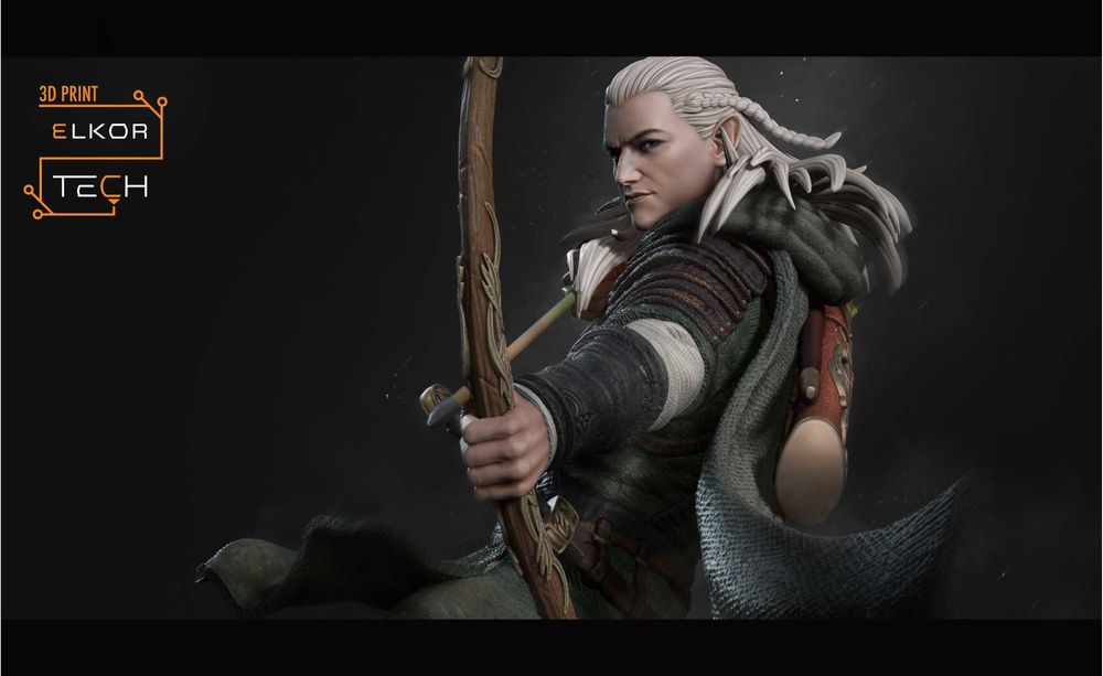 Popiersie Legolasa z Władcy Pierścieni