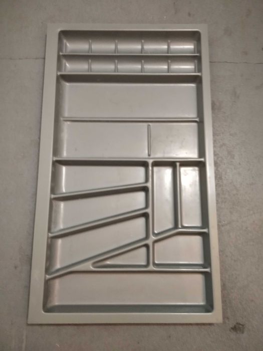 wkład organizer do szuflady kuchnia szary