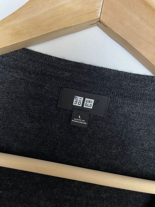 Uniqlo Кардиган чоловічий 100% вовна, розмір L