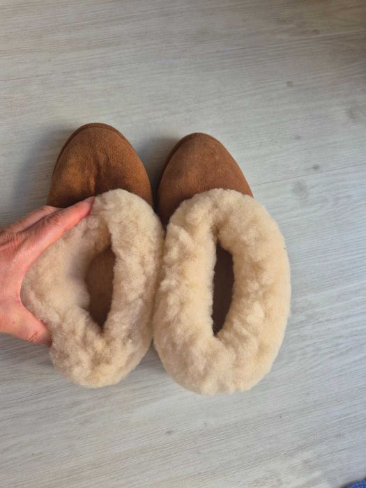Pantufas de lã (NUNCA usadas)