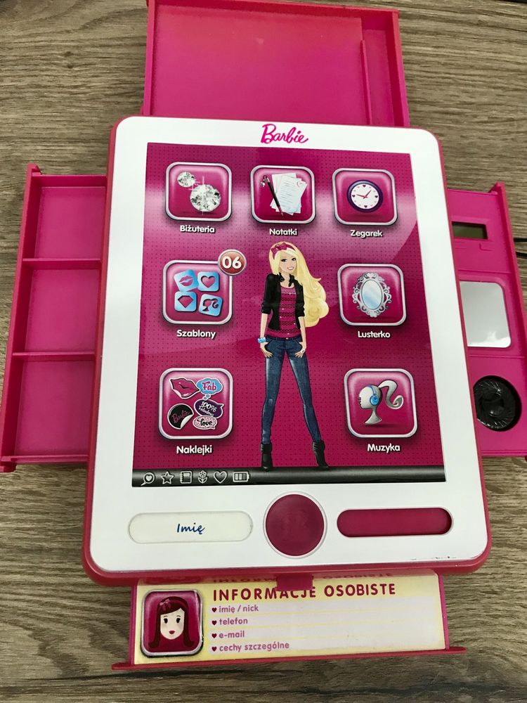 Barbie tablet pamiętnik interaktywny