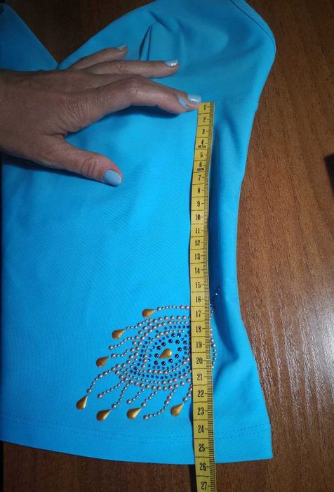 Пляжний костюм з аплікацією