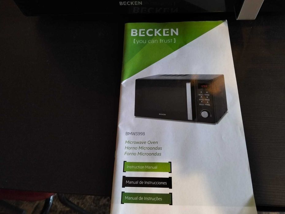 Microondas Becken BMW3998 Grill Preto