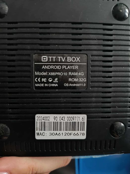 Odtwarzacz Multimedialny TV BOX Android TV X88 PRO10