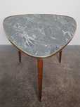 Stolik Patyczak Vintage Lata 60/70 Marmur blat Nerka