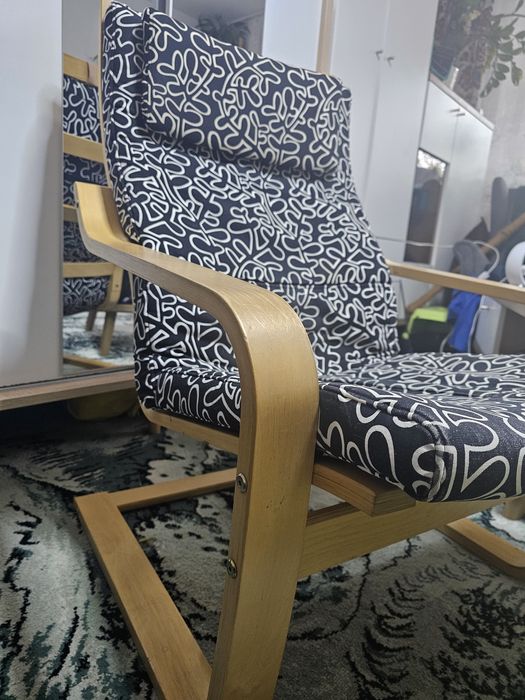 Fotel finka ikea bujany bardzo lekki stan dobry