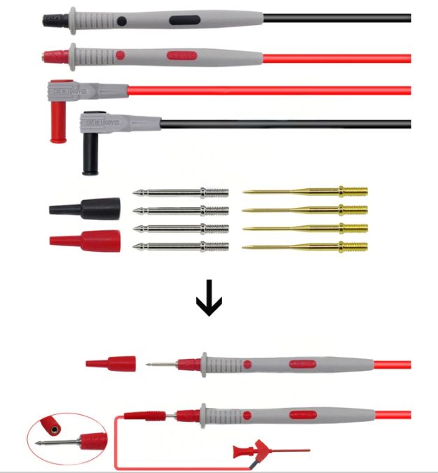 Multimetro - Kit de Ponteiras de qualidade P1503D