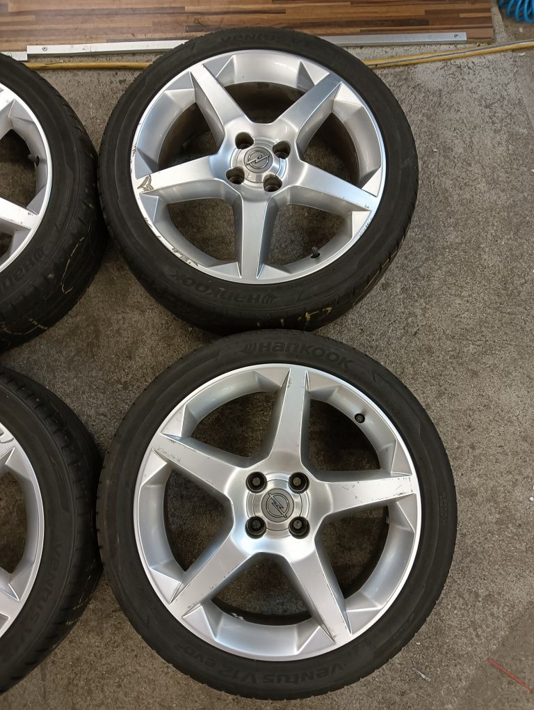 Felgi koła letnie 17 Calowe Opel 4x100/ 205/45/17 Hankook