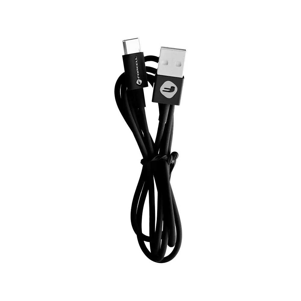 Kabel USB do Typ C 2.0 2,1A czarny