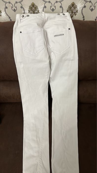 Джинси білі чоловічі dsquared2