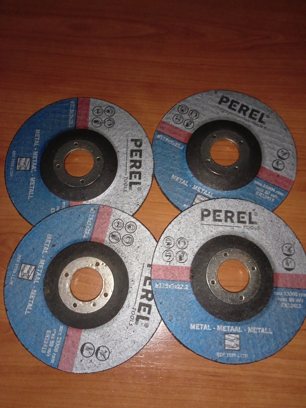4 discos Perel novos - rebarbadora