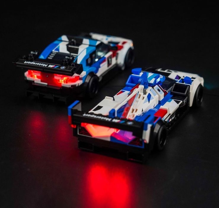 Zestaw świateł LED do Lego Speed Champions BMW M4 GT3  BMW M Hybrid V8