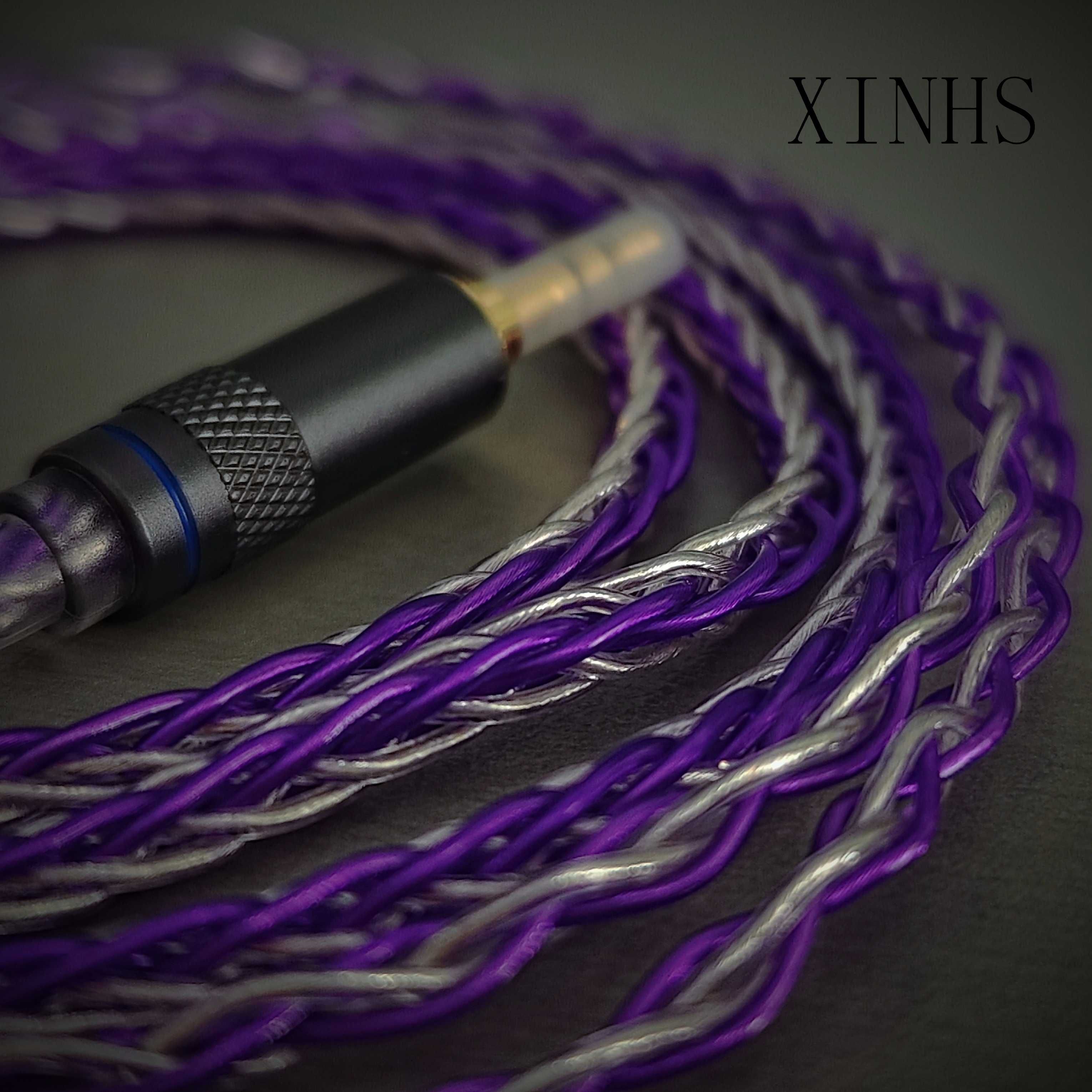 Xinhs 8 Rdzeni, Posrebrzana Miedź 5N, 3.5mm, MMCX